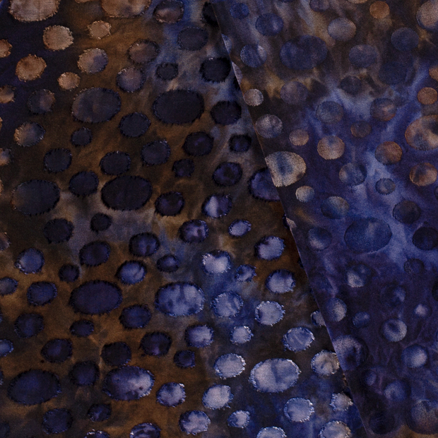 Burnout Jacquard fabric Tie Dye 
