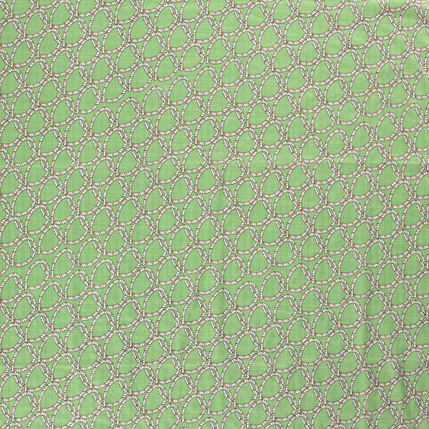 Woven Cotton Viscose fabric Green matte 