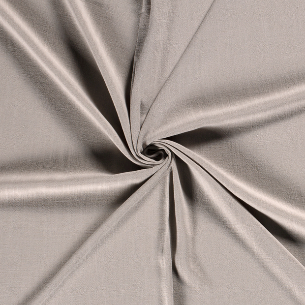Woven Viscose Linen fabric Light Grey slub 
