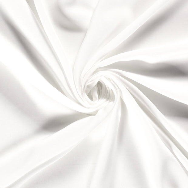 Bamboo Poplin fabric Unicolour White