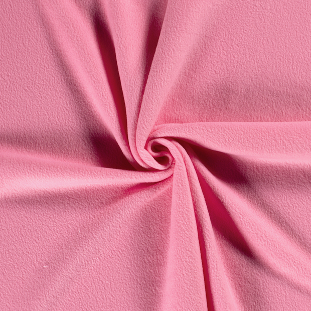 Polar Fleece fabric Pink brushed 