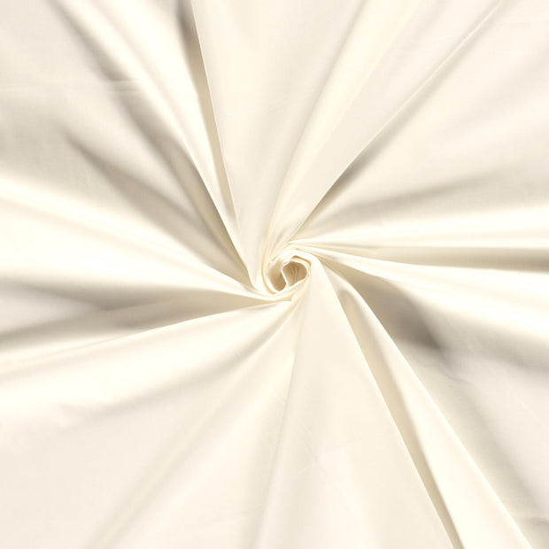 Cotton Poplin fabric Off White 