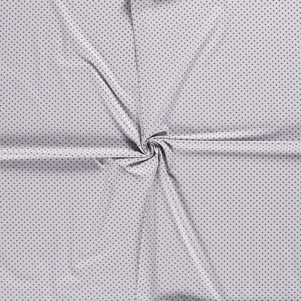 Jersey de Coton tissu Gris clair imprimé 
