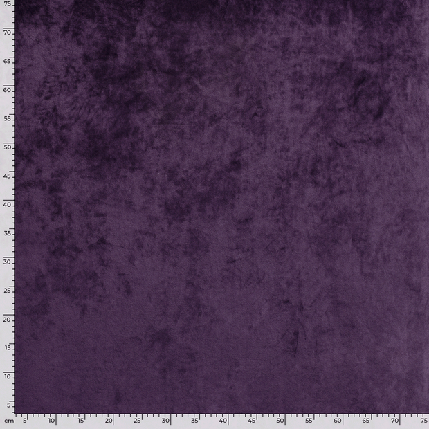 Velvet fabric Unicolour Purple