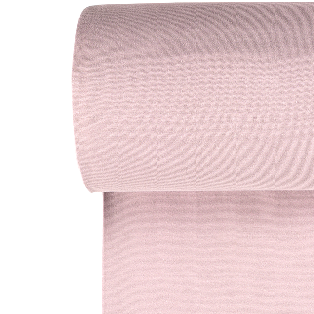 Cuff Material GOTS organic fabric Unicolour Light Pink
