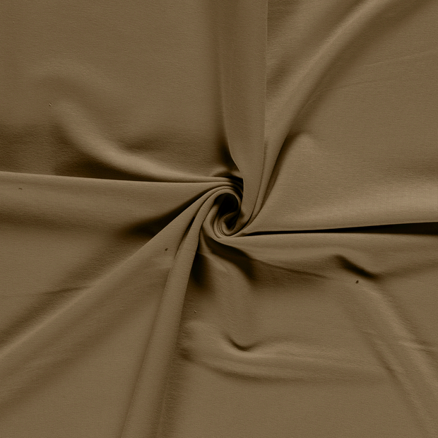 French Terry fabric Unicolour Camel