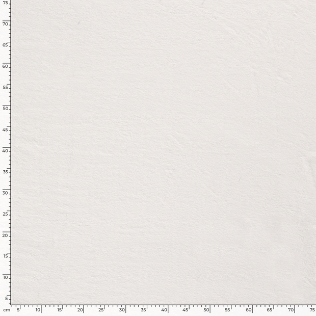Bamboo Fleece fabric Unicolour Off White
