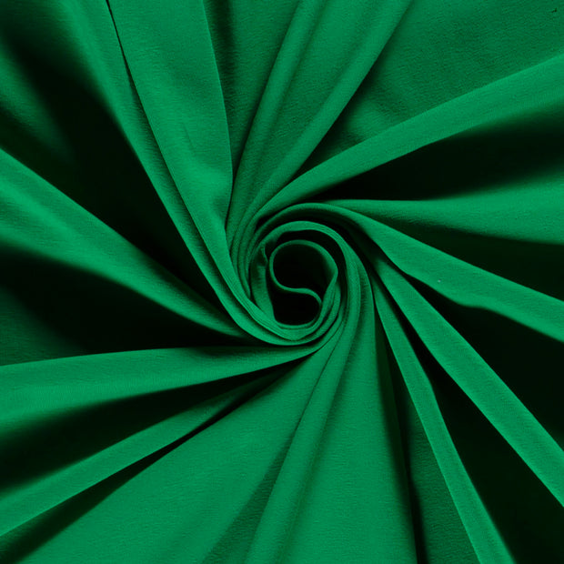 Cotton Jersey fabric Unicolour Green