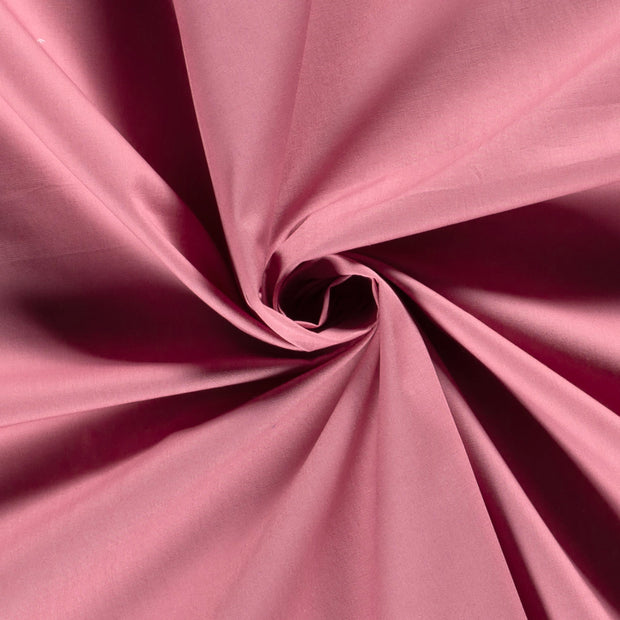 Cotton Poplin fabric Unicolour Pink