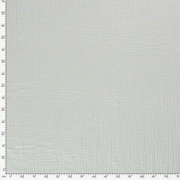 Muslin Triple Layer fabric Unicolour Mint