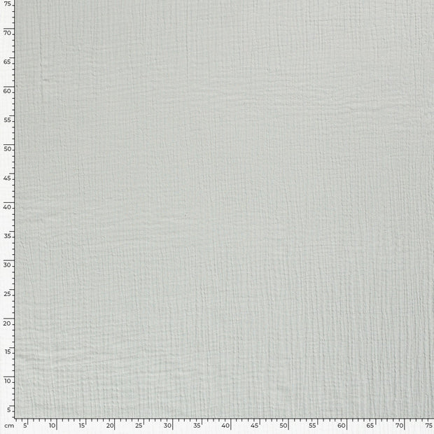 Muslin Triple Layer fabric Unicolour Mint