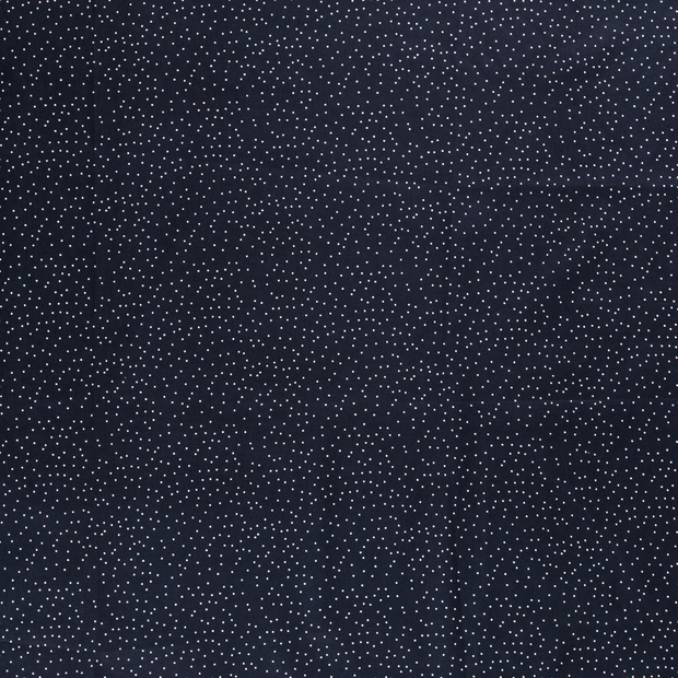 Popeline de Coton tissu Bleu Marine mat 