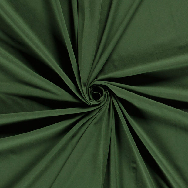 Jersey de Coton tissu Vert foncé 