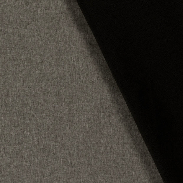 Softshell fabric Melange Dark Grey
