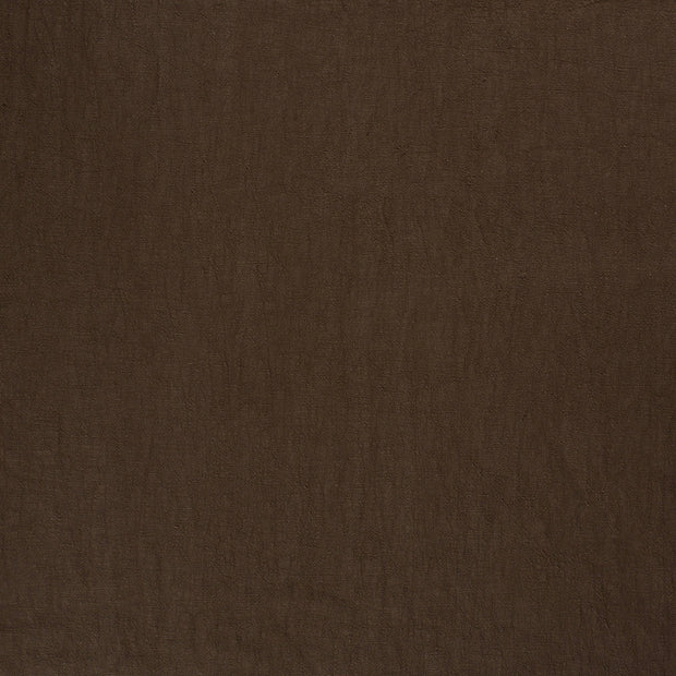 Ramie Linen fabric Brown matte 