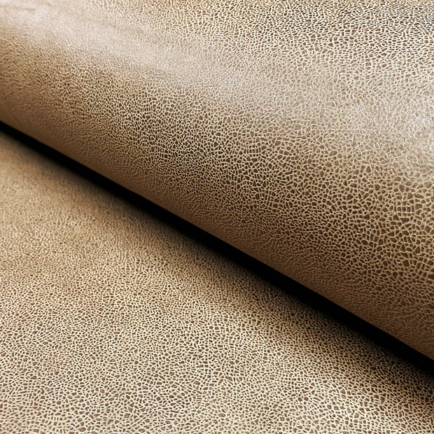 Suede leather fabric Unicolour Camel