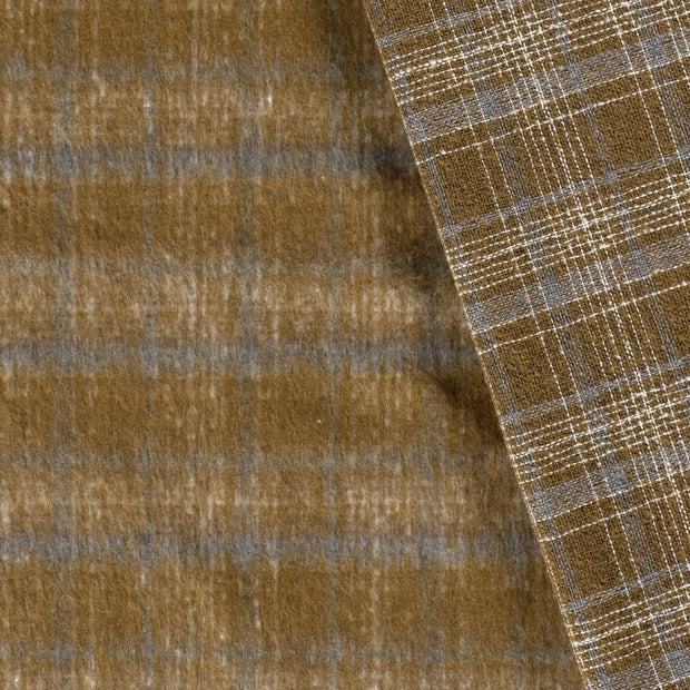 Jacquard stof Ruiten brushed 