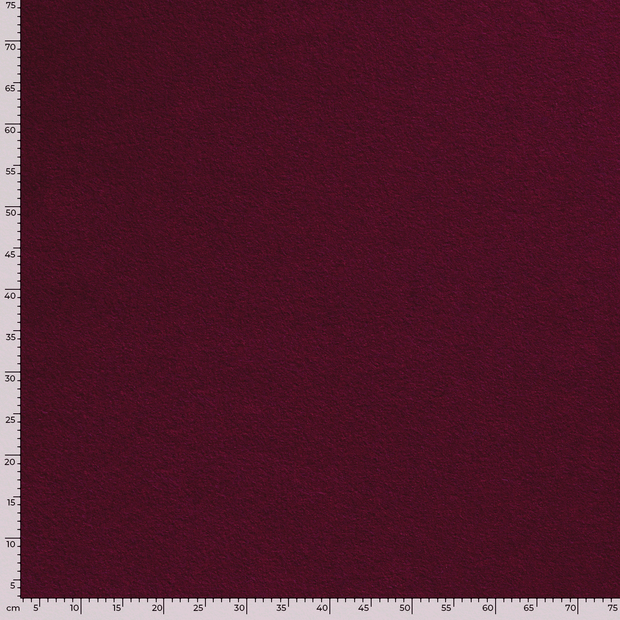 Wool Boucle fabric Unicolour Fuchsia