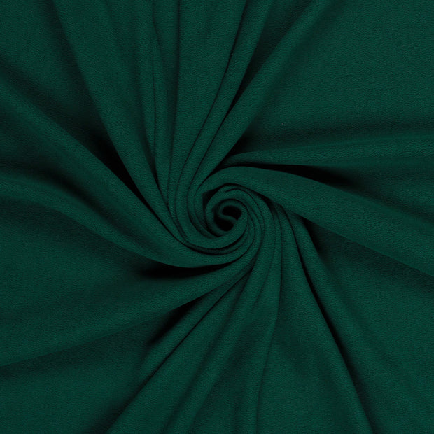 Microfleece fabric Dark Green brushed 