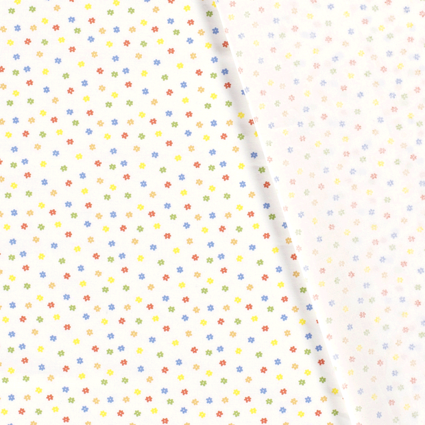 Cotton Poplin fabric Flowers printed 