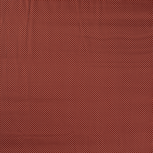 Cotton Poplin fabric Brique matte 