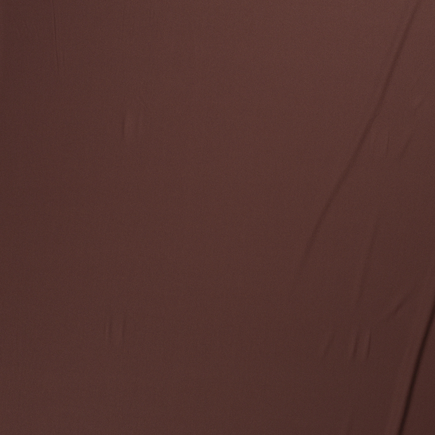 Crêpe Georgette fabric Brown semi-transparent 