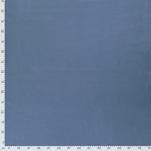 Popeline de Coton tissu Unicolore Indigo