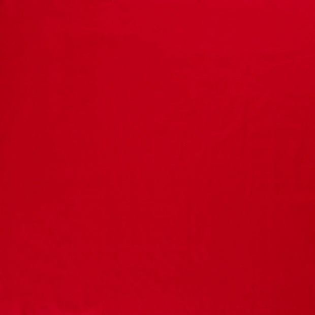 Algodón Popelina tela Rojo mate 