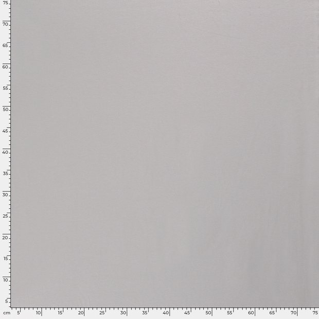 Cotton Jersey GOTS organic fabric Unicolour Grey