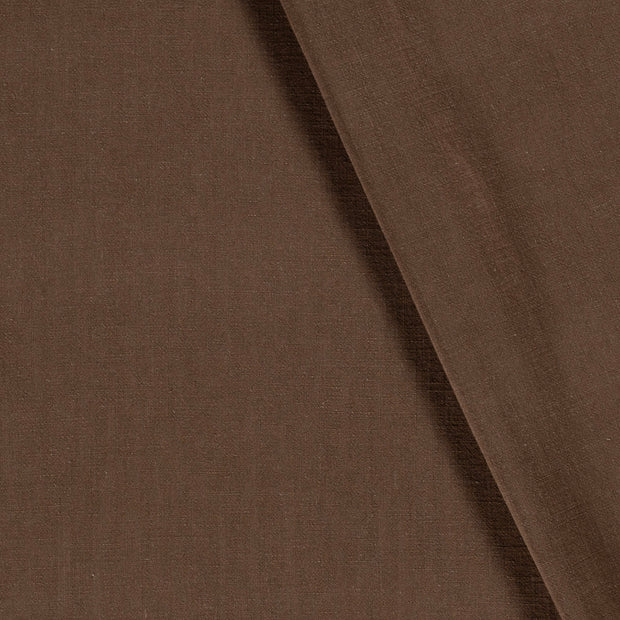 Lino Viscosa Tejido tela Unicolor slub 