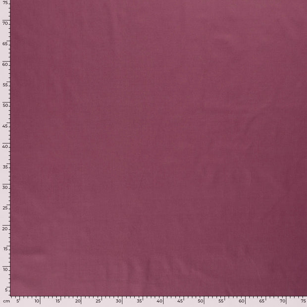 Popeline de Coton tissu Unicolore Vieux rose