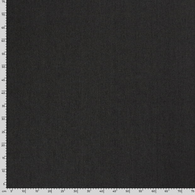 Denim fabric Unicolour Black