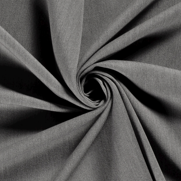 Gabardine fabric Unicolour Grey