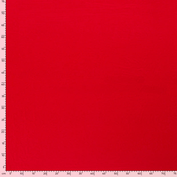 Viscosa Jersey tela Unicolor Rojo