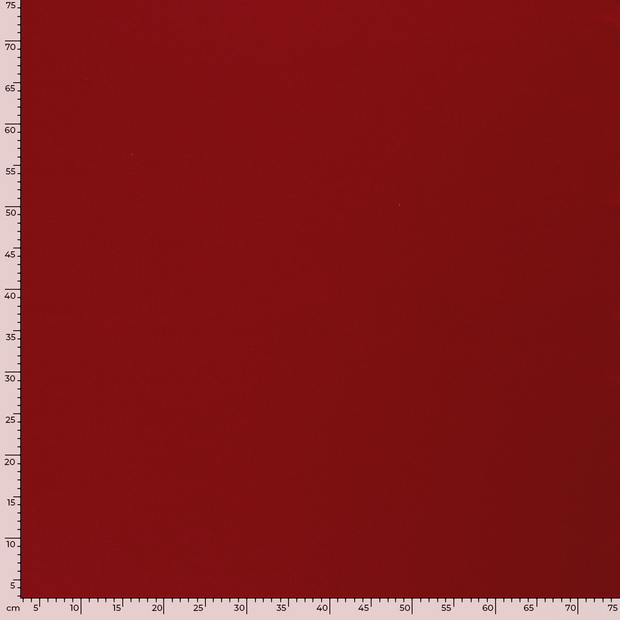 Gabardine fabric Unicolour Red