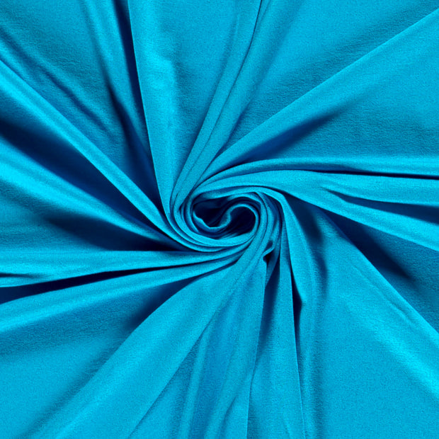 Jersey de Viscose tissu Unicolore Bleu Ciel