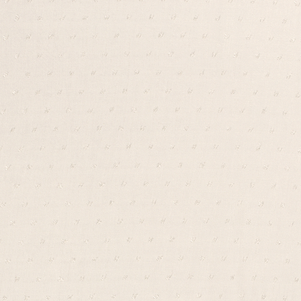 Popeline de Coton tissu Unicolore Blanc cassé