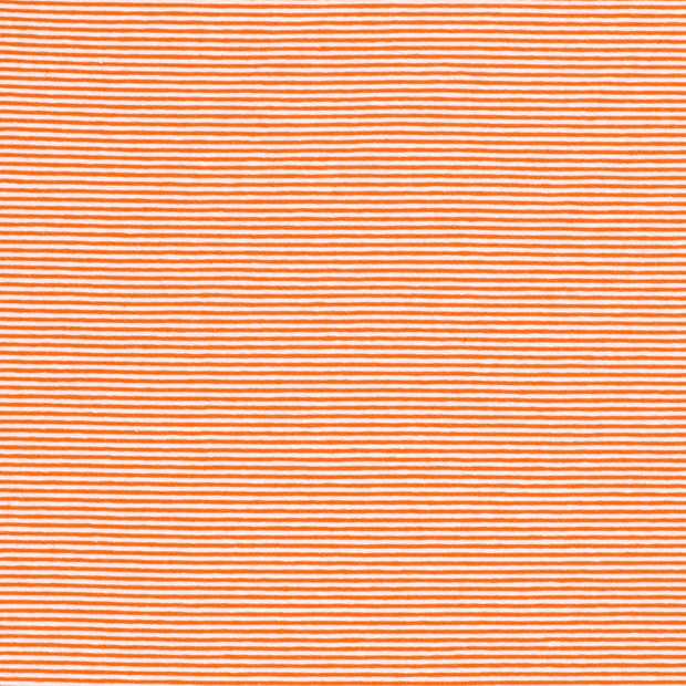 Cotton Jersey Yarn Dyed fabric Stripes Orange