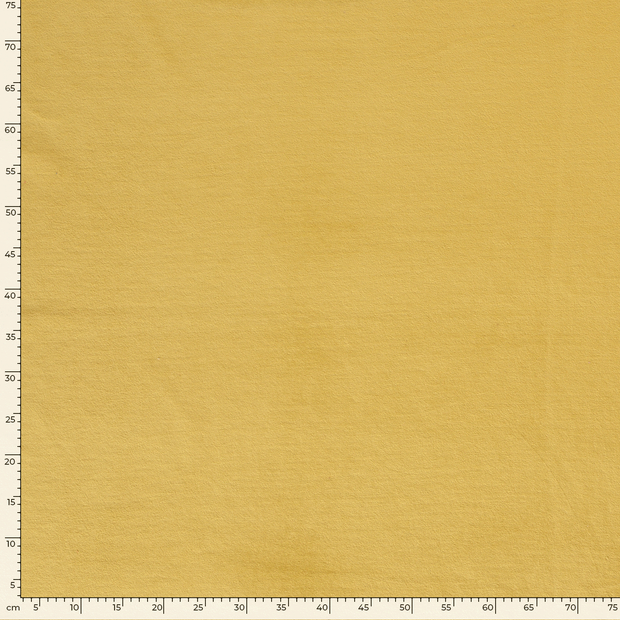 Nicky velours tissu Unicolore Ocre