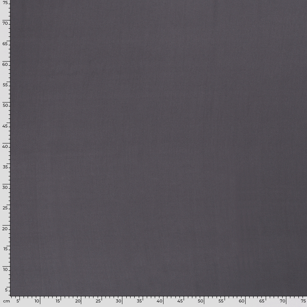 Viscose Poplin fabric Unicolour Dark Grey