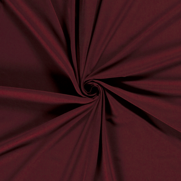 Cotton Jersey fabric Bordeaux 