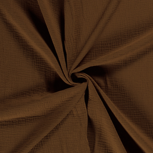 Muslin fabric Brown 