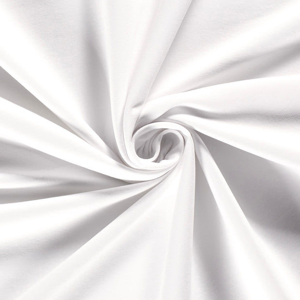 French Terry tissu Unicolore Blanc optique