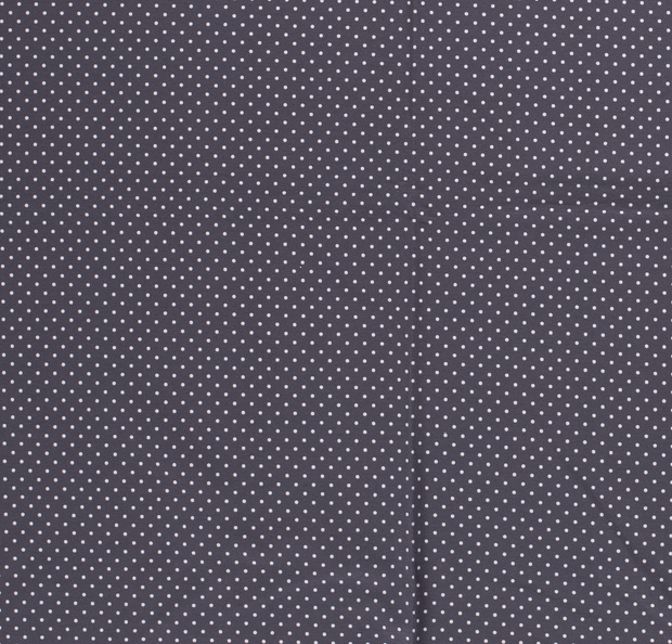 Cotton Jersey fabric Dots Dark Grey