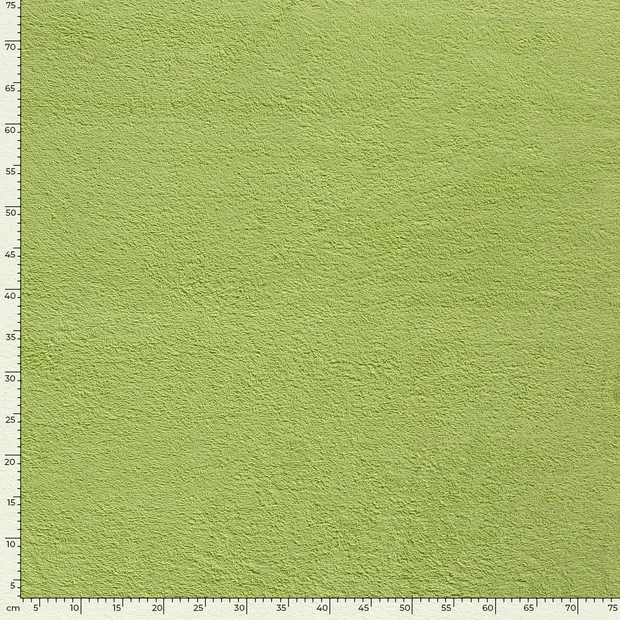 Frotté tissu Unicolore Vert Citron