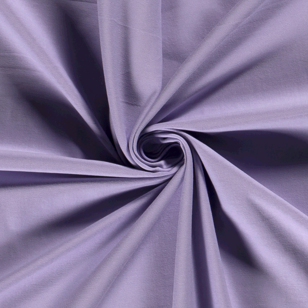 Jersey de Coton tissu Unicolore Lilas