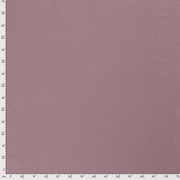 Gauffré Jersey tissu Unicolore Mauve