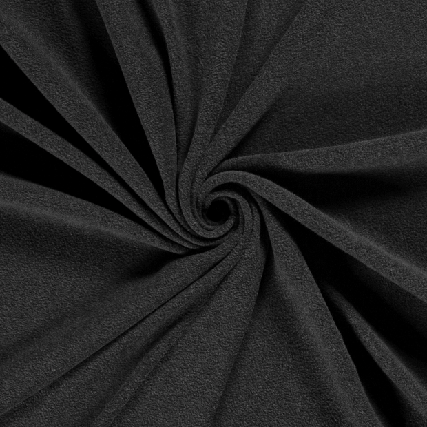 Polar Fleece fabric Dark Grey brushed 