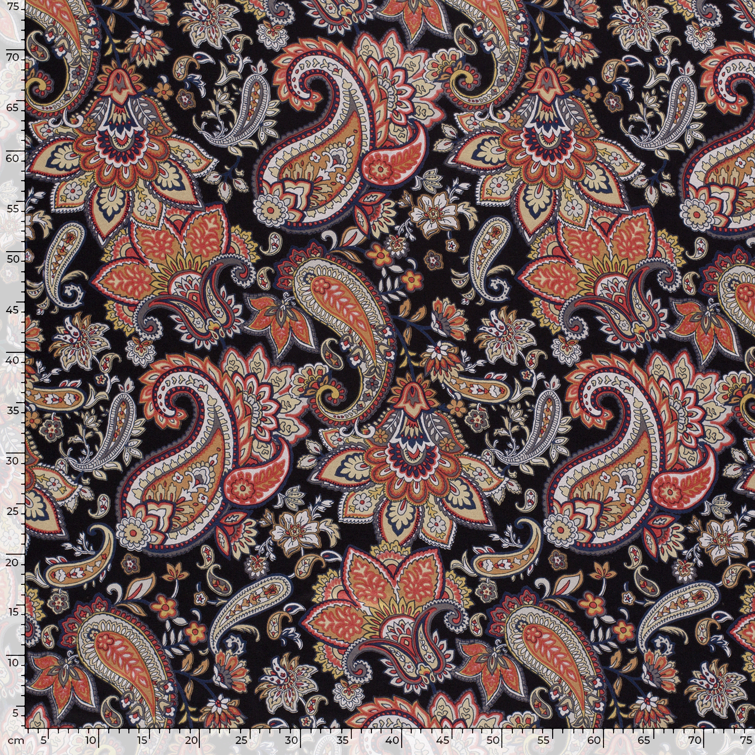 Paisley sales jersey fabric