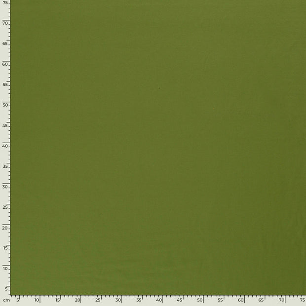 French Terry fabric Unicolour Forest Green